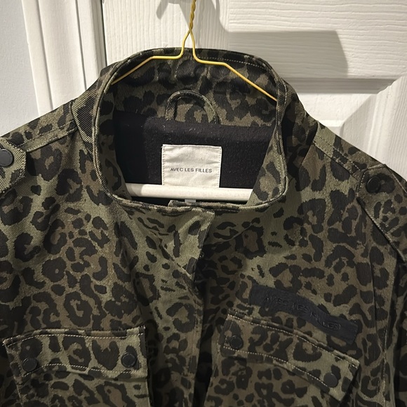 Avec Les Filles Cotton Canvas Cargo Jacket - Picture 2 of 5